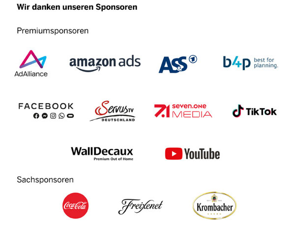 Wir danken unseren Sponsoren